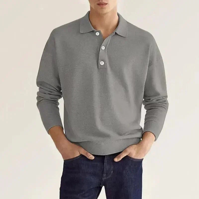 Levoire | Chemise polo à manches longues