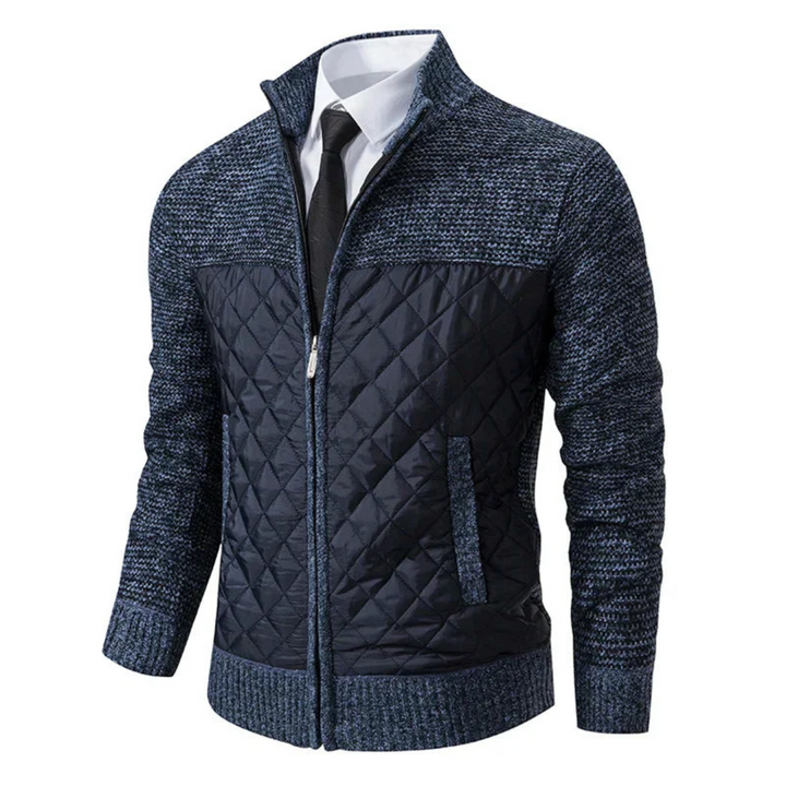 Levoire | Veste En Tricot Chaude Pour Hommes À Manches Longues Bleu