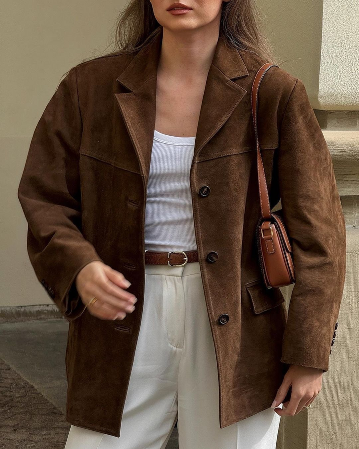 Levoire | Veste Cuir Manches Longues