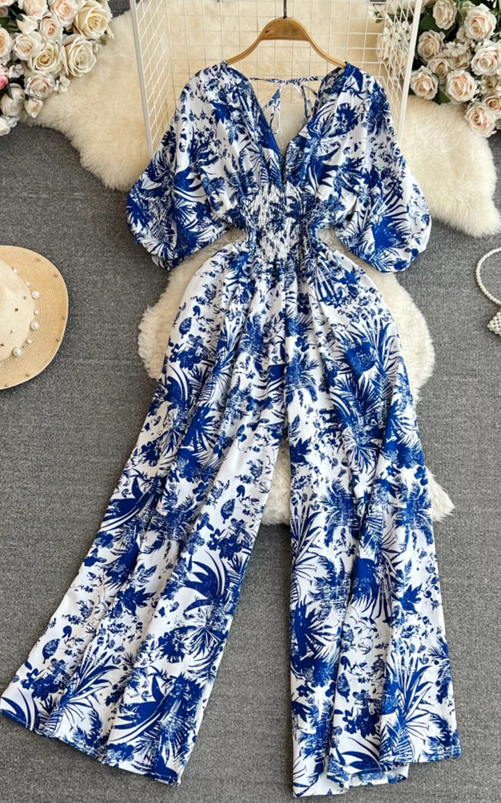 Levoire | Imprimé Femmes Unique Élégance Et Tendance Bleu Une taille