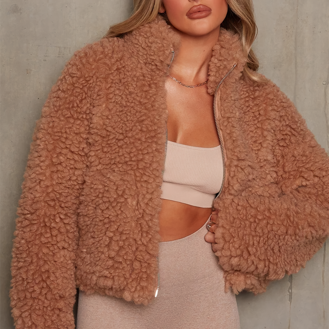 Levoire | Manteau En Fourrure Femmes Kamelschaf