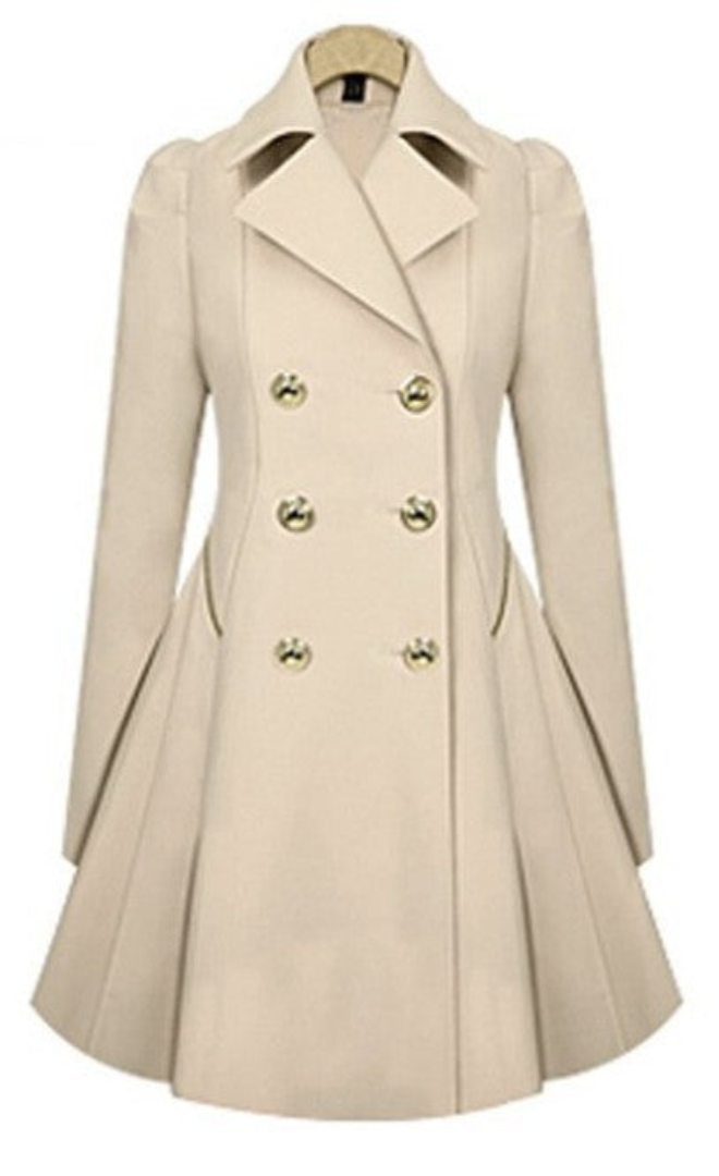 Levoire | Plus Long Manteau Femmes Abricot