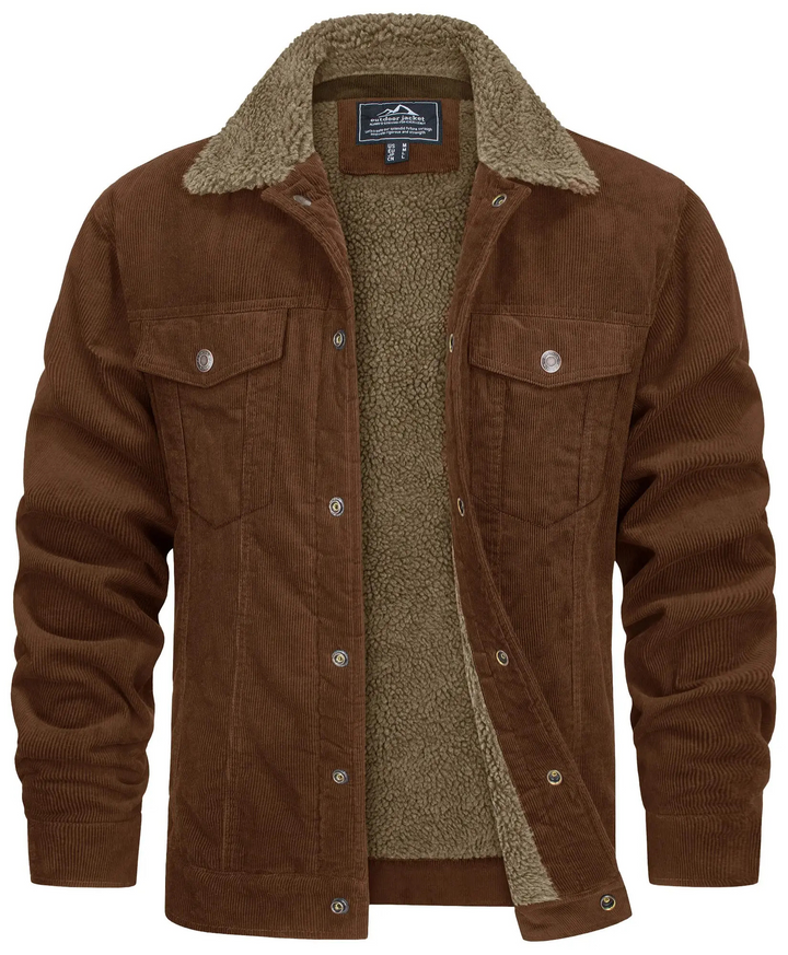 Levoire | Veste pour hommes chaude pour les mois froids Braun