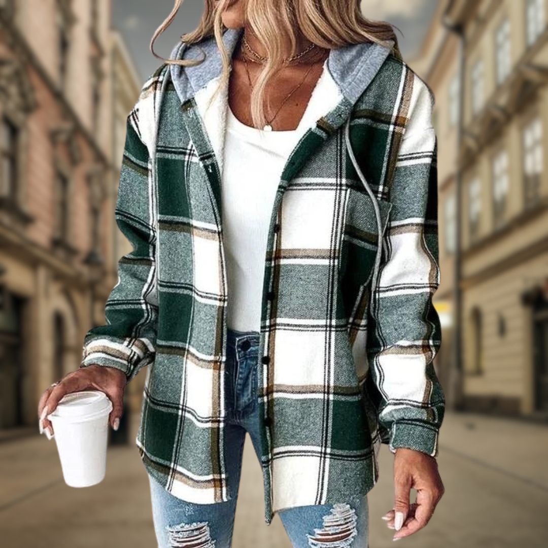 Levoire | Veste à carreaux pour femme Verde