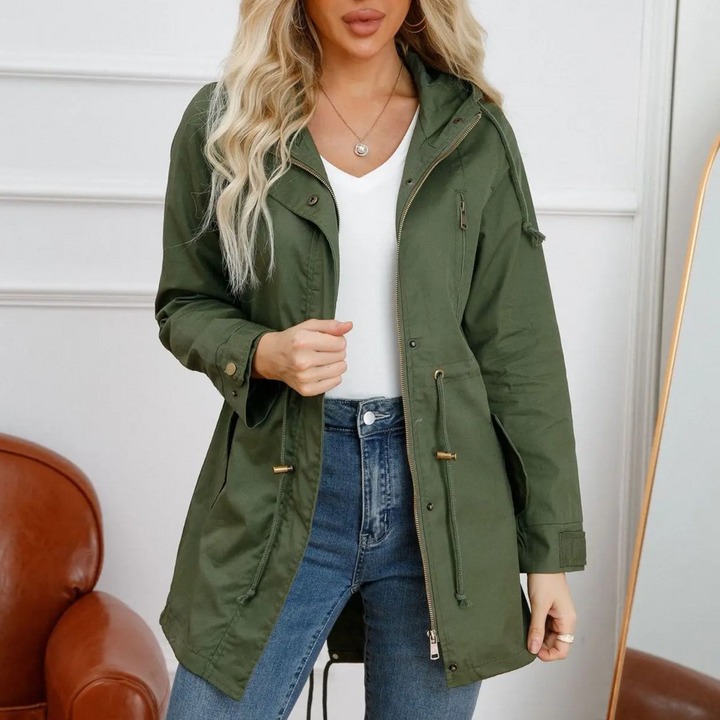 Levoire | Manteau Élégant Intemporel Hiver Vert