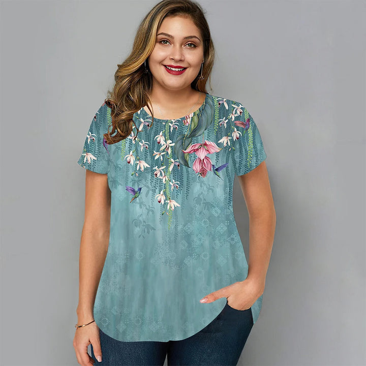 Levoire | Vardi Lois Grande Taille - Heureux & Estival Fleur