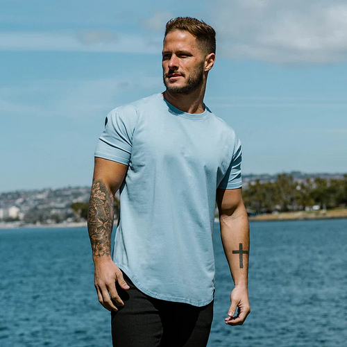 Levoire | T-shirt pour hommes Confortable Slim Fit T-shirt à manches courtes pour hommes