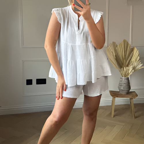 Levoire | Short Froncé Et Haut Satz