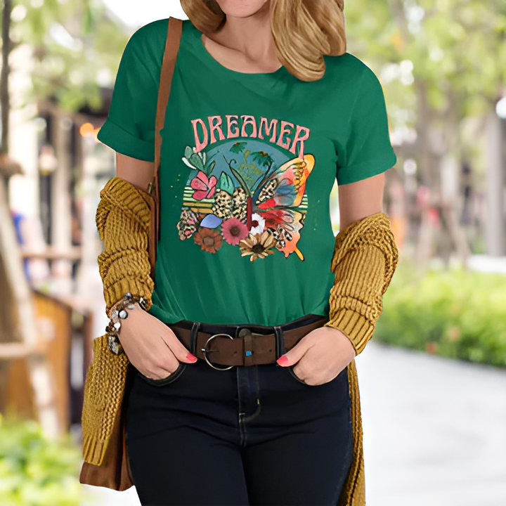 Levoire | Chemise À Imprimé Rétro Vert