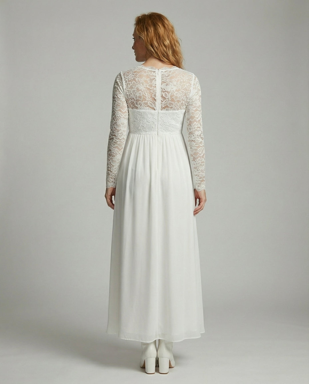 Robe maxi en dentelle élégante pour femmes enceintes | Heidi-Mode