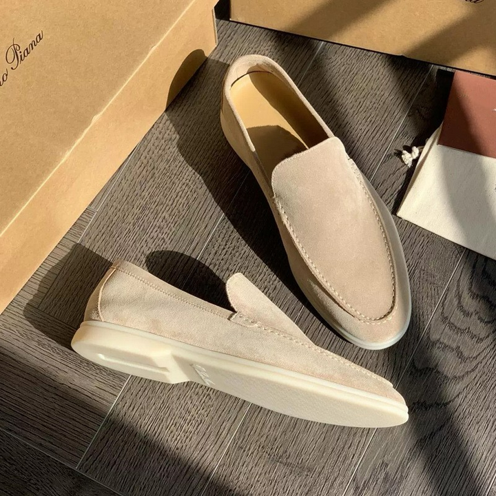 Levoire | Chic Mocassins FR Homme Au Design Classique Abricot