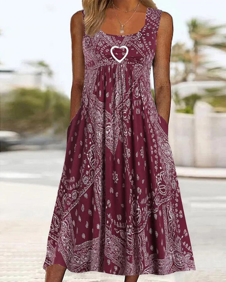 Levoire | Robe Herz Vintage Bordeaux (Épuisé rapidement)