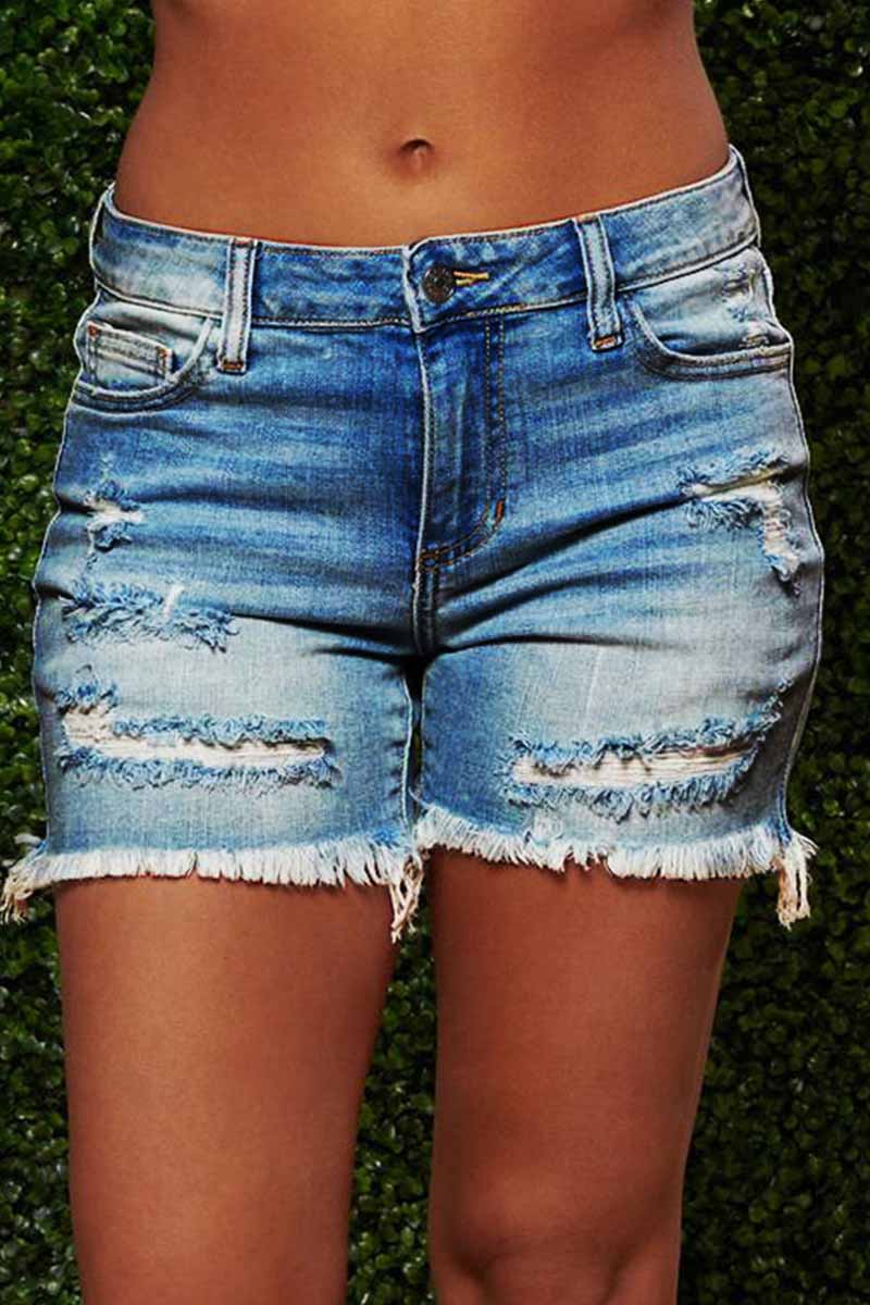 Levoire | Shorts en jean à coupe décontractée Merensininen