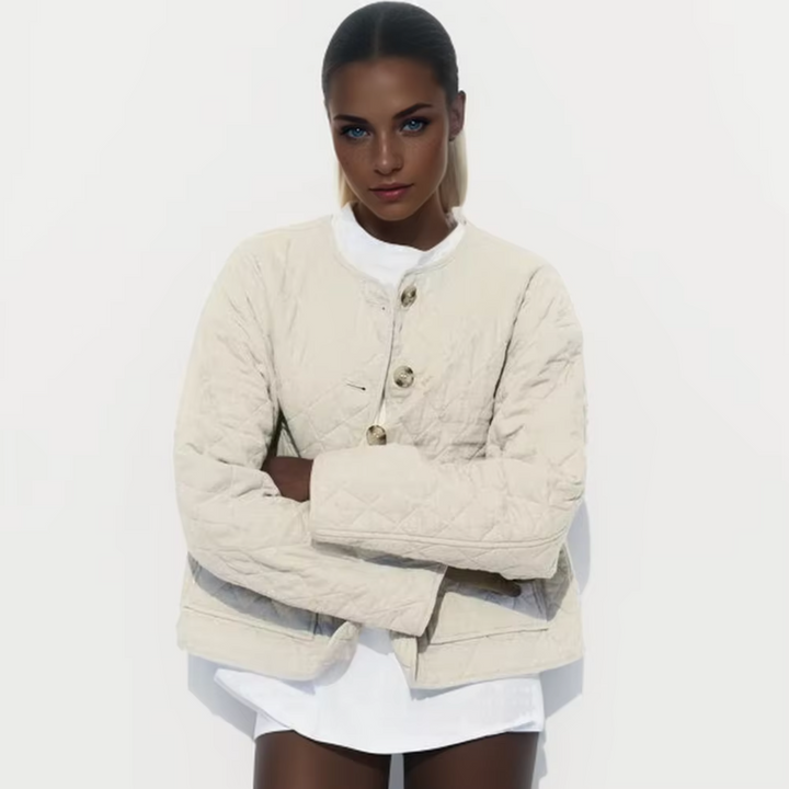 Levoire | Manteau En Coton-Lin Khaki