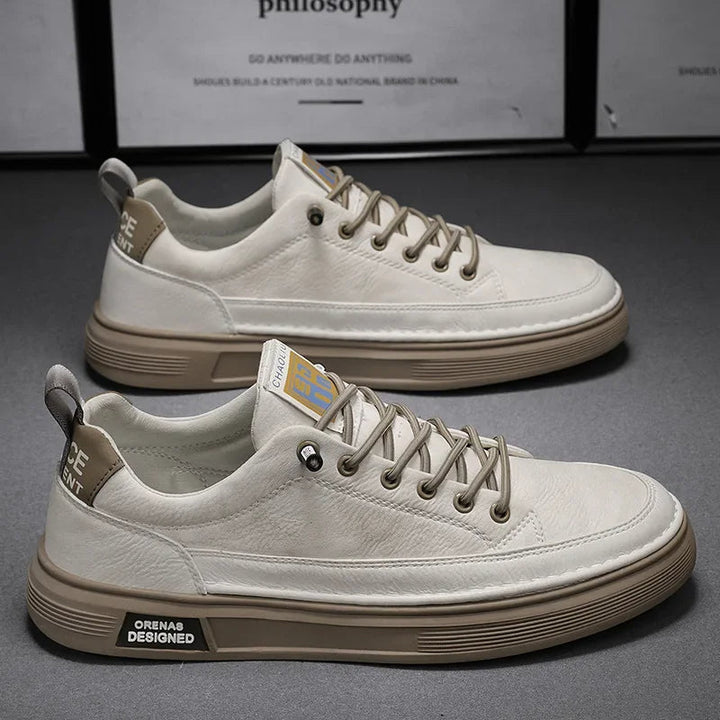 Levoire | Prime Hommes Baskets Beige