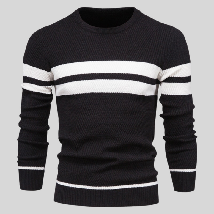Levoire | Pull en coton plus chaud Noir