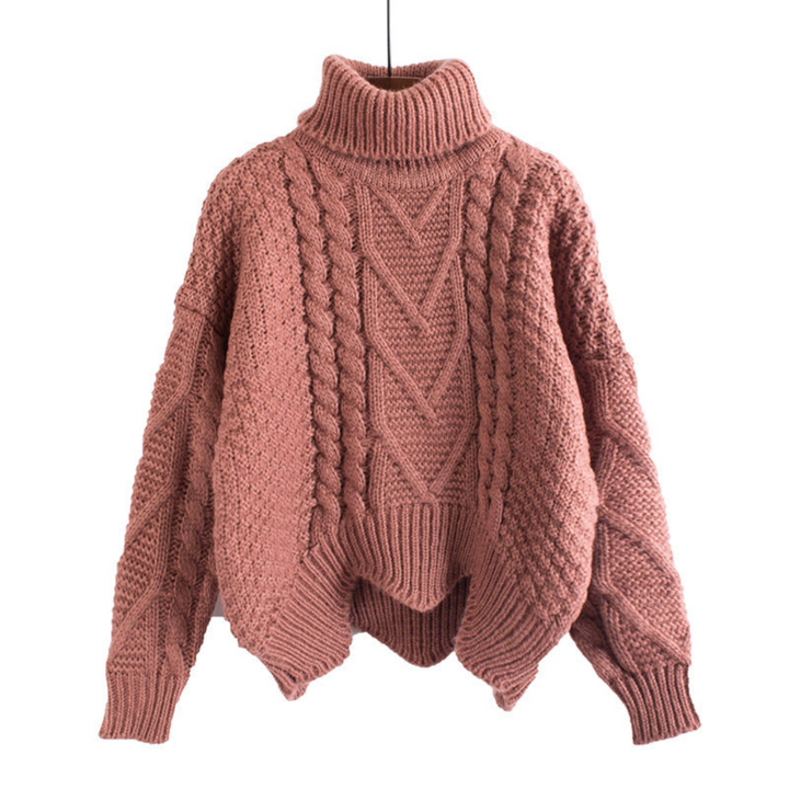 Levoire | Pull En Laine Pour Femmes Chaud Rosa