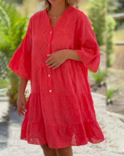 Levoire | Robe D'Été Fluide En Mélange De Coton