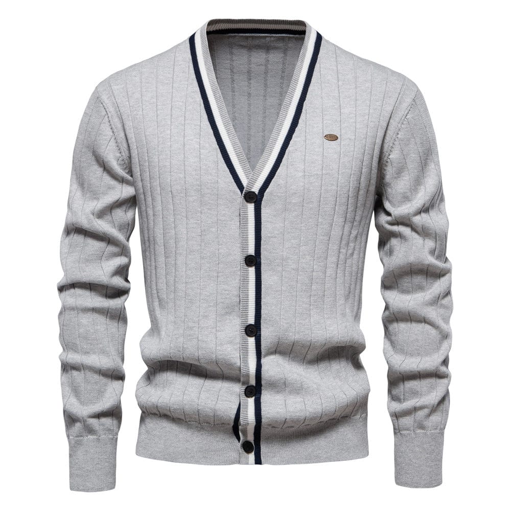 Levoire | Élégants gilets en tricot pour hommes Gris