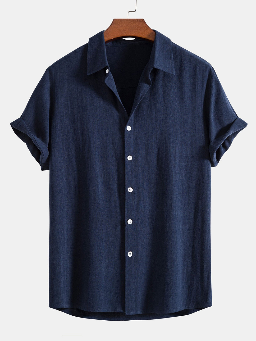 Levoire | T-Shirt En Mélange De Viscose À Boutons & Pantalons À Coupe Droite