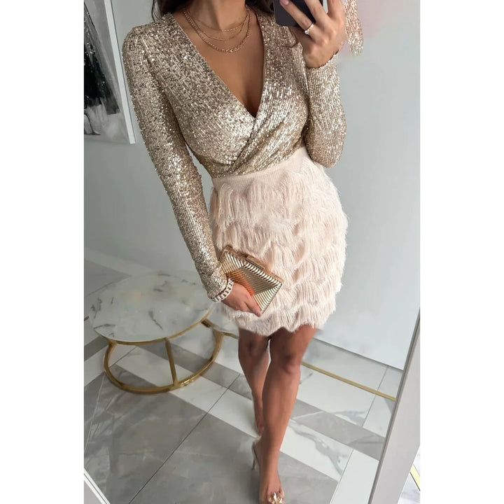 Levoire | Robe avec puzzle Campagne