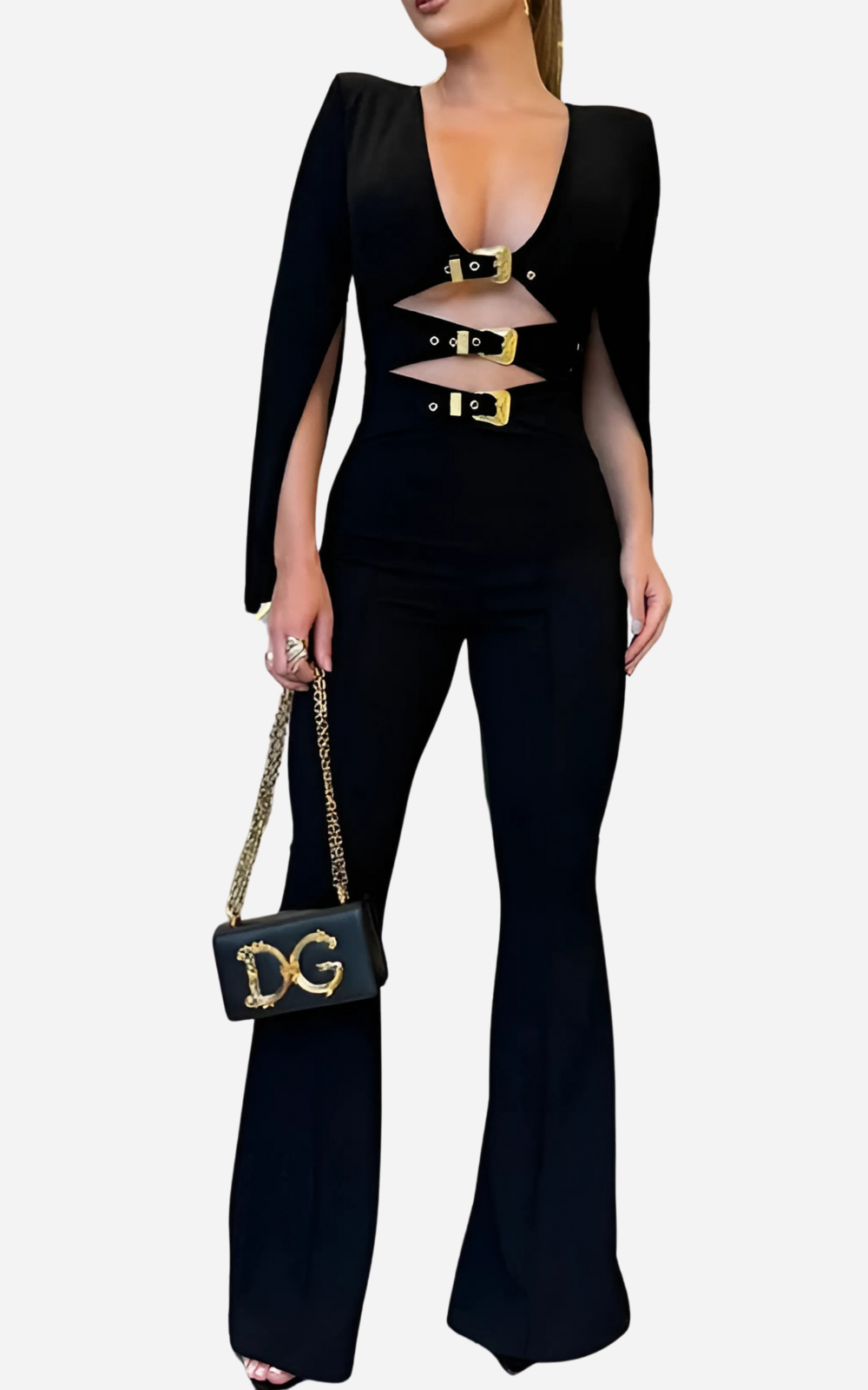 Levoire | Femmes Noire Sexy Élégante Avec Détails Noir