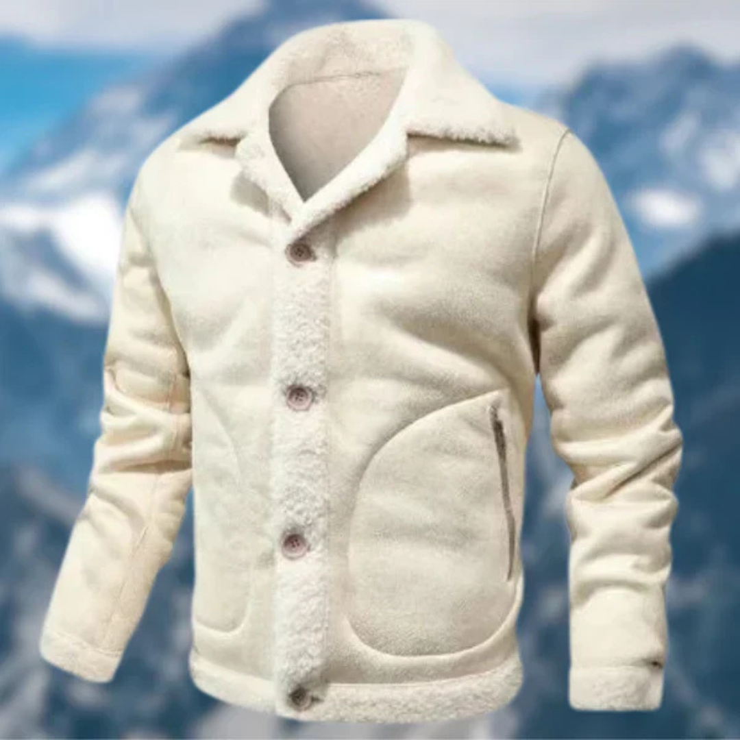 Levoire | Manteau Hommes Chaud Hiver Beige