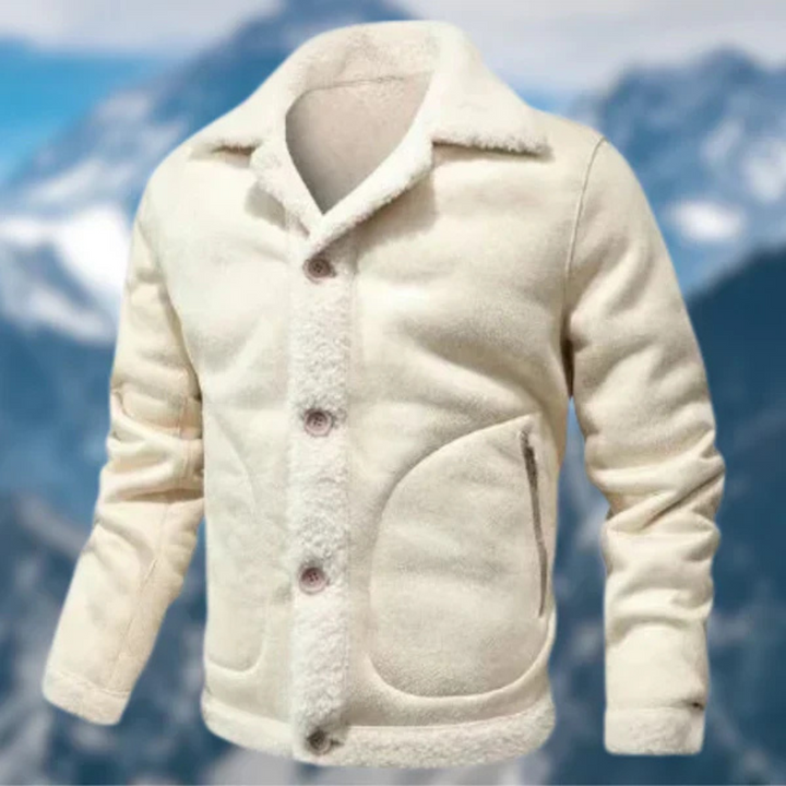 Levoire | Manteau Hommes Chaud Hiver Beige