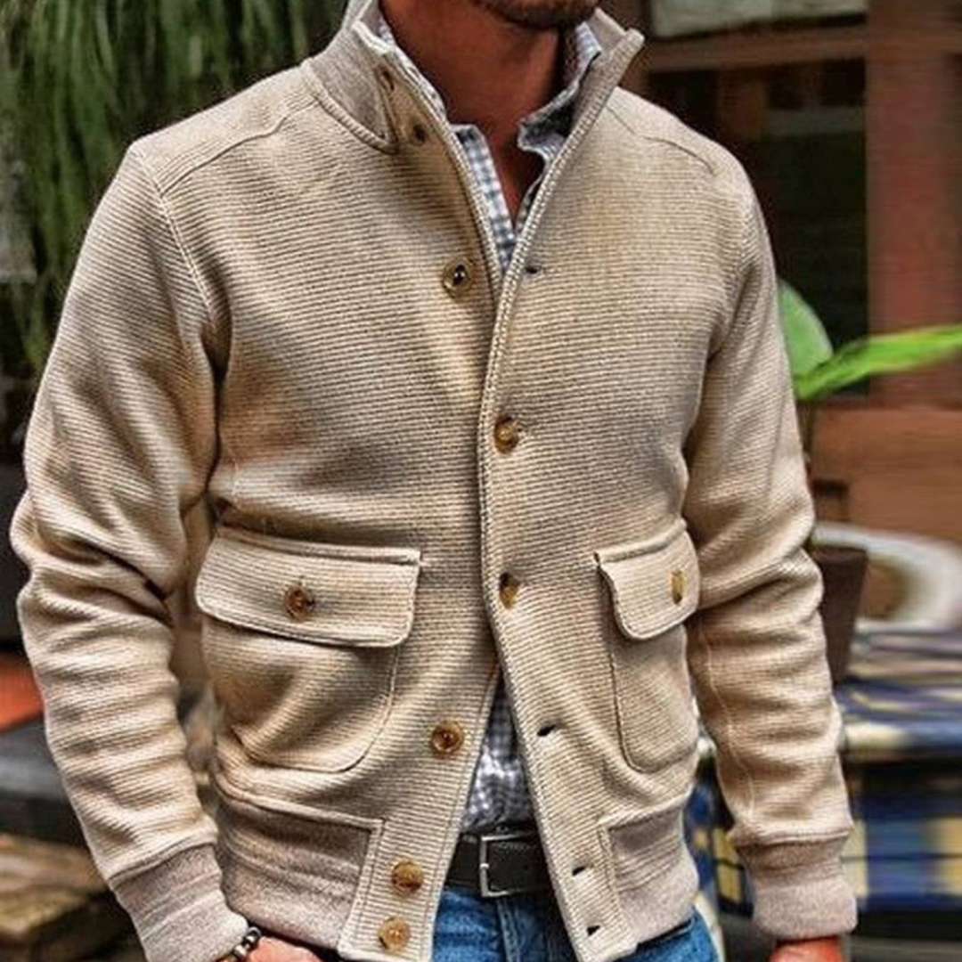 Levoire | Veste Confortable Hommes Chic Beige