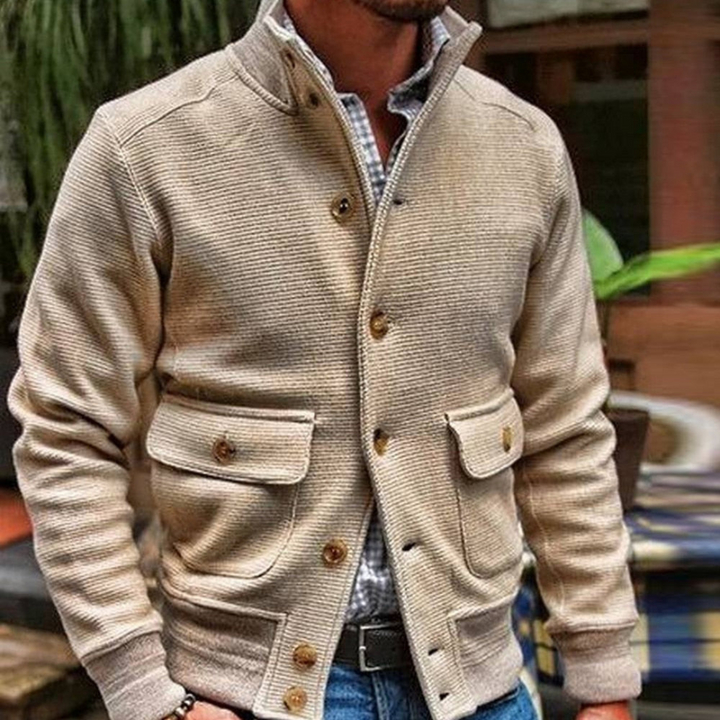 Levoire | Veste Confortable Hommes Chic Beige