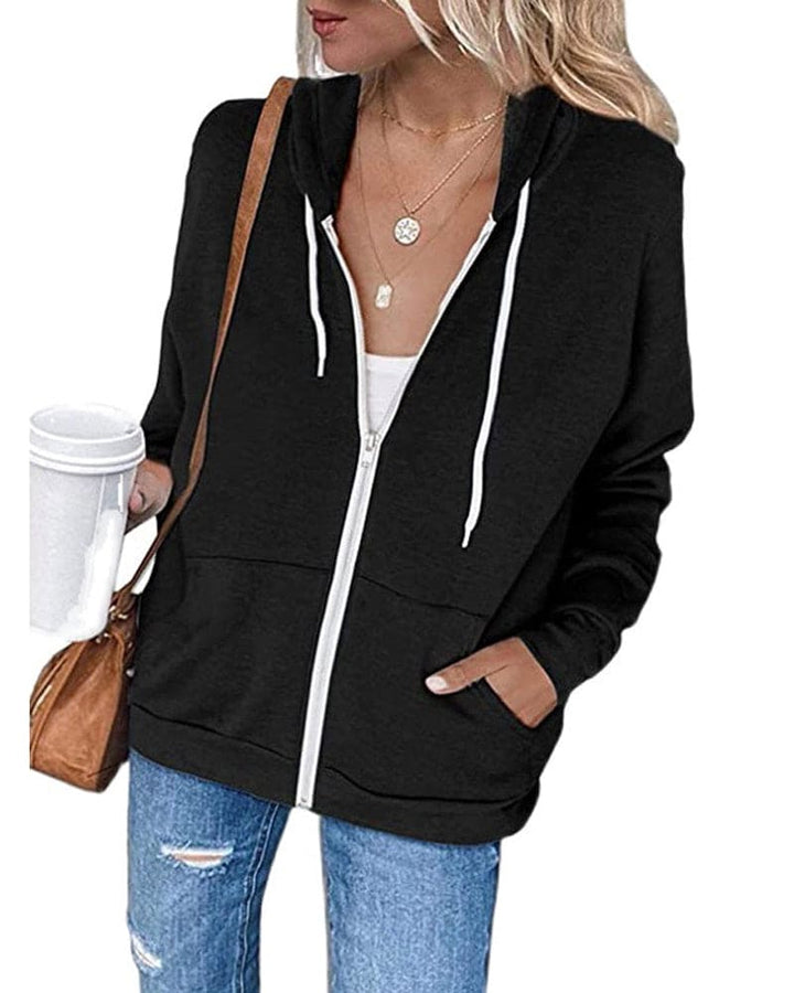 Levoire | Confortable Et Stylé Sweat À Capuche D'Hiver Noir