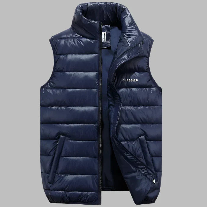 Levoire | Gilet Pour Hommes Ultraléger Matelassé Bleu marine