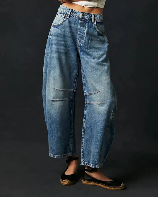 Levoire | Jeans Skinny Taille Moyenne Pour Femmes Bleu foncé