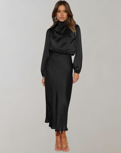 Levoire | Langrmliges Robe En Satin