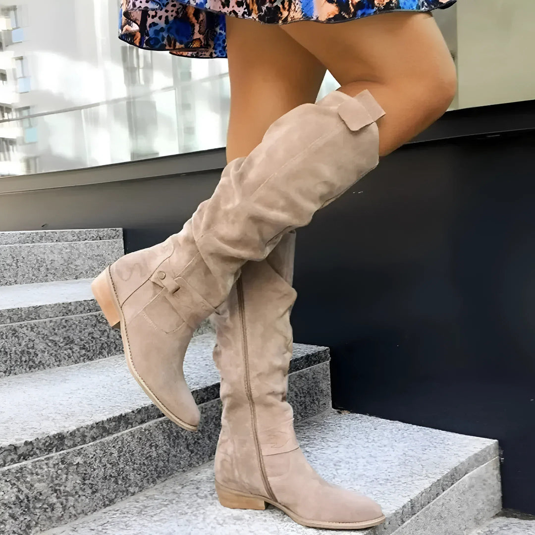 Levoire | Bottes Cheville Beige