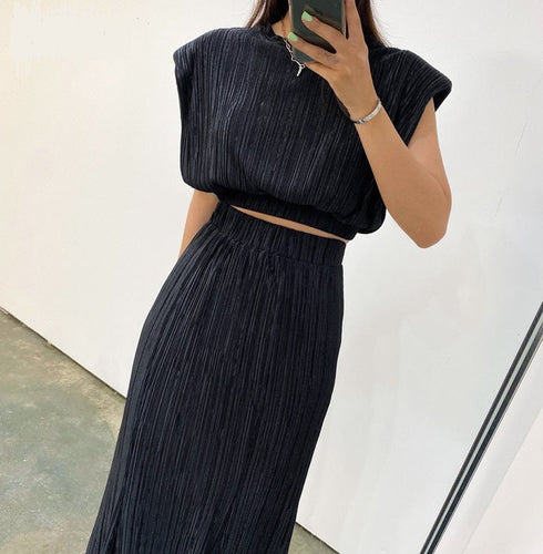 Levoire | Crop Top & Jupe Longue