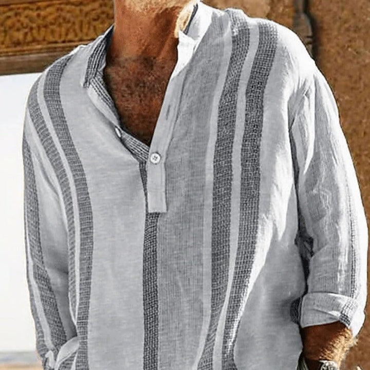 Levoire | Chemise D'Été Pour Hommes Gris