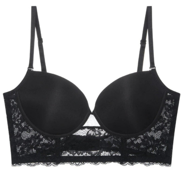 Levoire | Bralette confortable avec armatures pour vêtements à dos ouvert Noir
