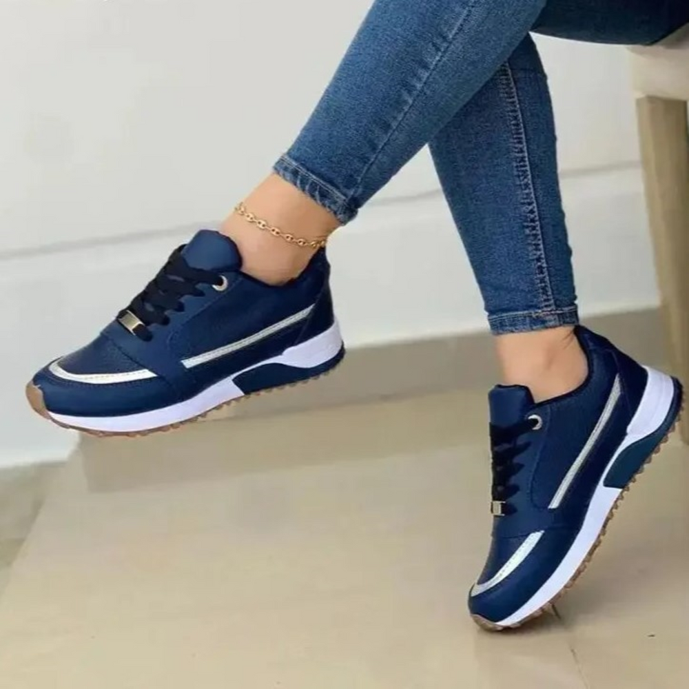 Levoire | Baskets À Lacets Pour Femmes Bleu