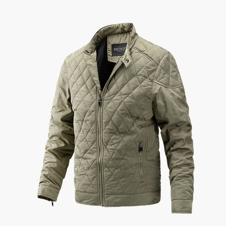 Levoire | Veste À Manches Longues Confortable Avec Poches Khaki