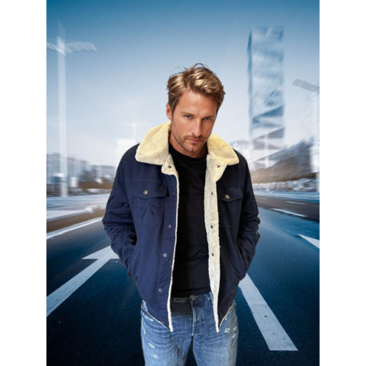 Levoire | Blazer Long Élégant Femme Bleu foncé