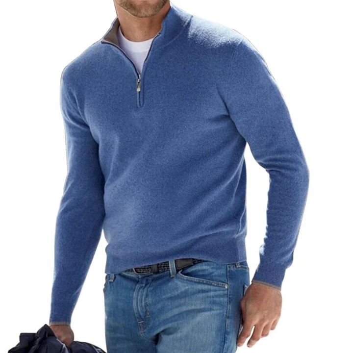 Levoire | Rogan Pull À Capuche Halzip Bleu clair