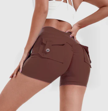 Levoire | Pantalon Court Taille Haute Braun