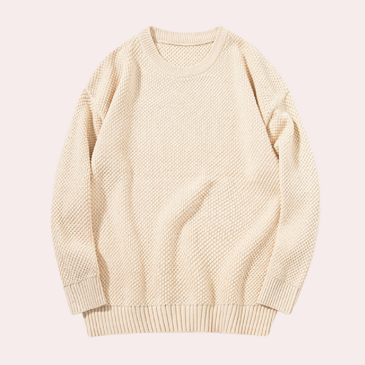 Levoire | Rond Cul Pull FR Hommes Abricot
