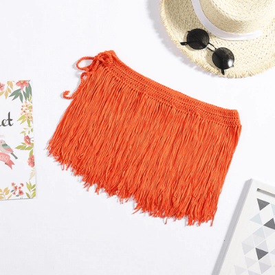 Levoire | Robe De Plage Tricotée À La Main En Crochet Mini Bikini Cover-Up