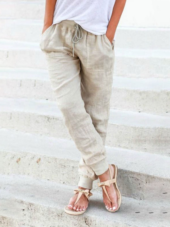 Levoire | Pantalon Confortable Pour Femmes Beige