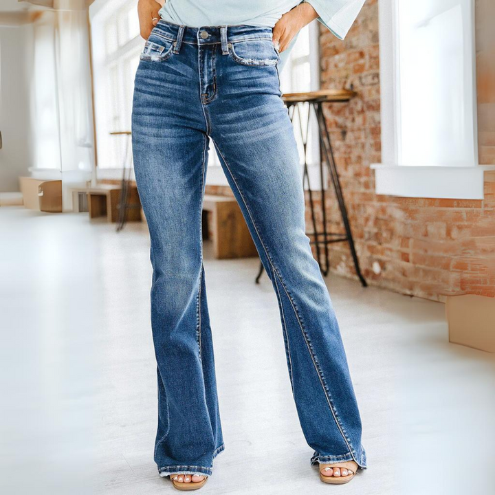Levoire | Jeans Stretch Femmes Bleu