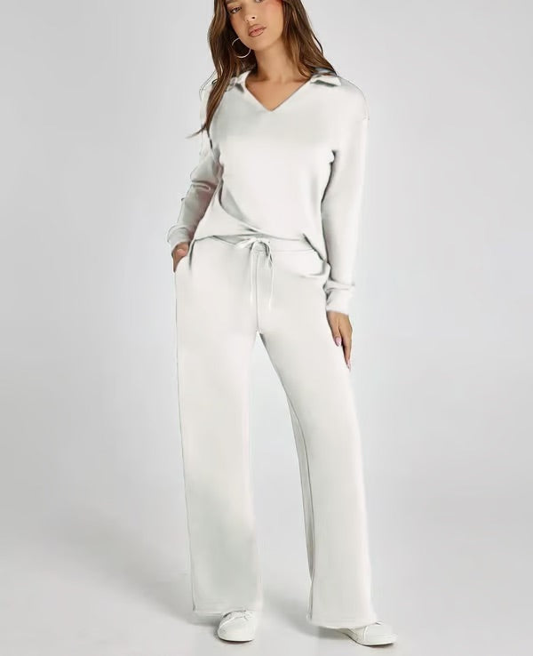 Levoire | Femmes Ensemble Deux Pièces Confortable & Tendance Apparence Pour Femmes Blanc