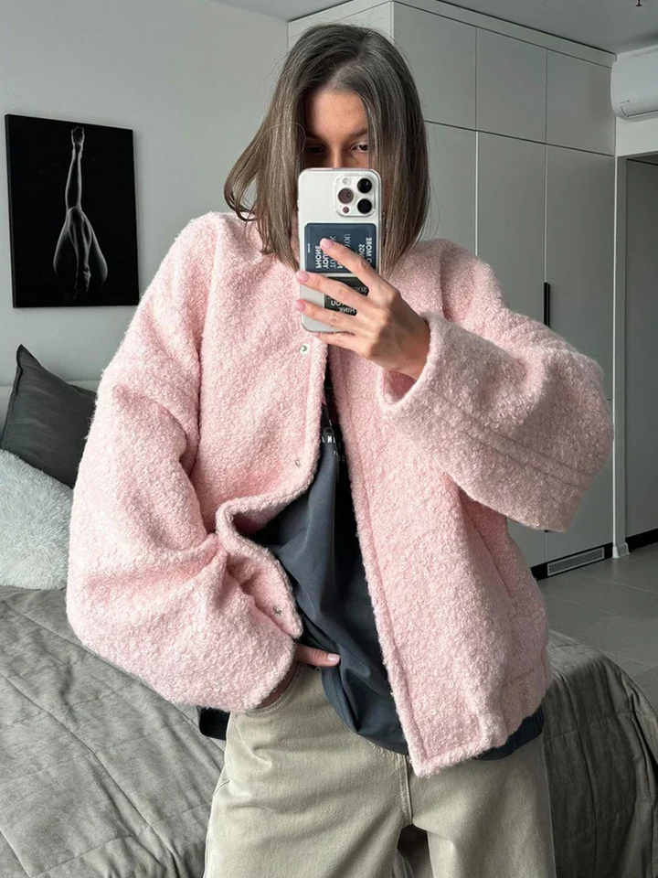Levoire | Plus Doux Manteau Femmes Rosa
