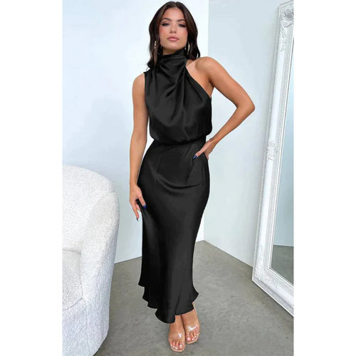 Levoire | Robe D'Invité De Mariage Sans Manches À Col Licou Pour - Femmes - Maxi